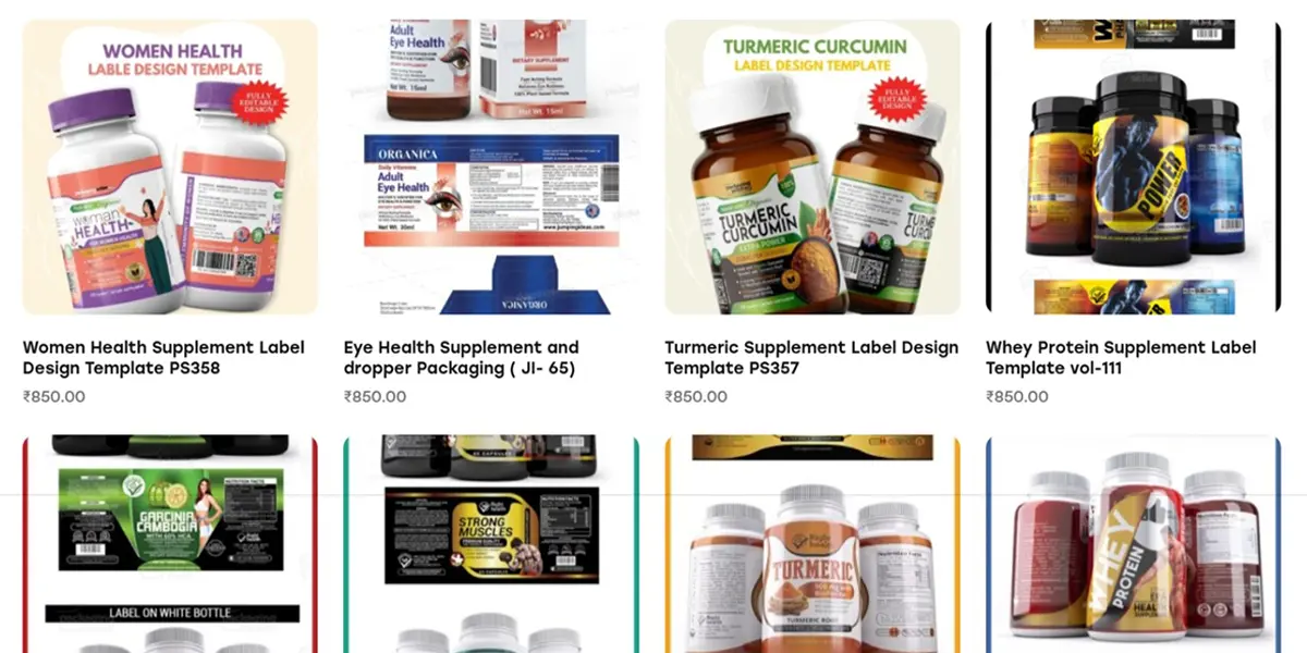 Create a Women’s Health Supplement Brand Using Templates