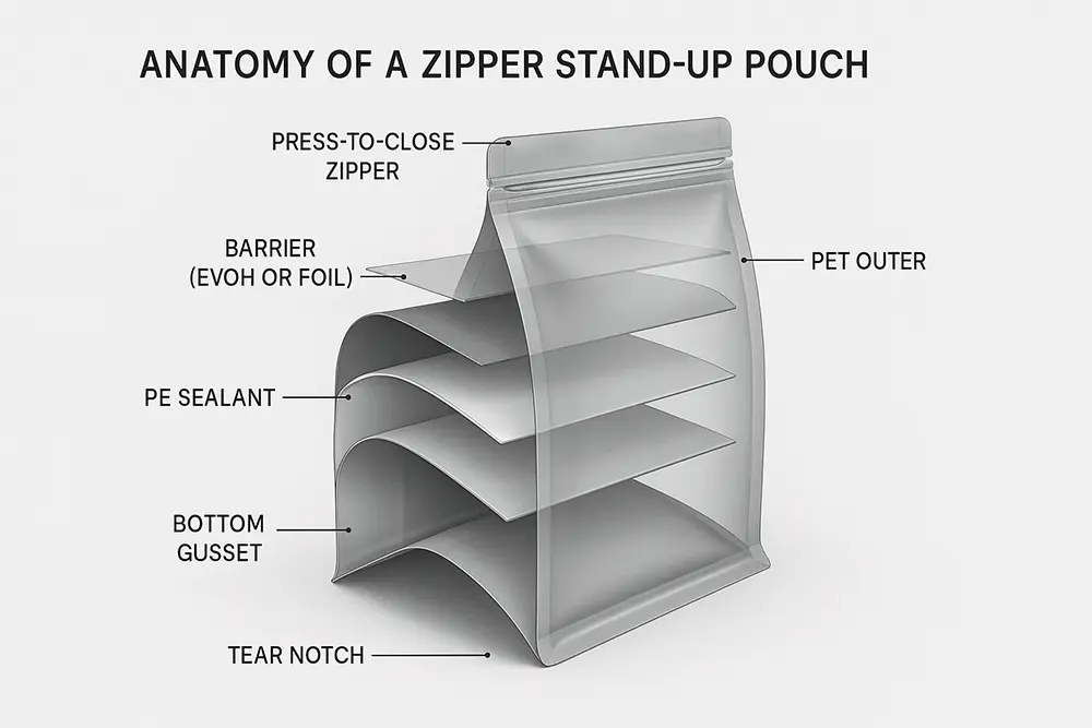 zipper pouches history