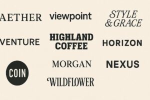 typography design for packaging branding