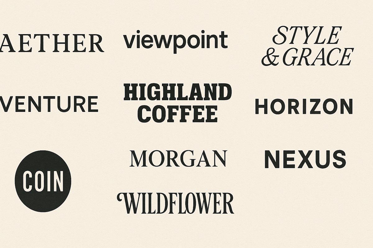 typography design for packaging branding