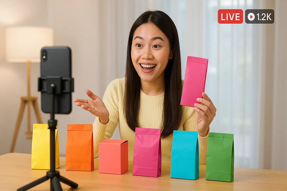 Live Shopping: How Packaging Drives Impulse Buys